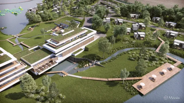 Vue 3d de l'établissement - Hôtel 4 étoiles Luxembourg - Anatura Luxembourg