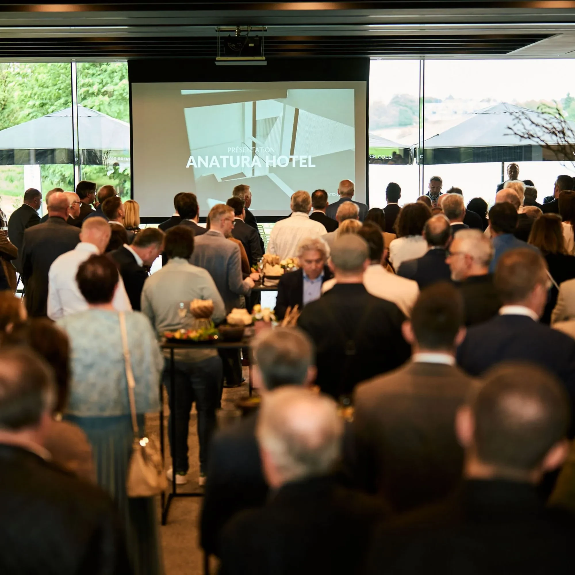 Salle de séminaire au nord du Luxembourg